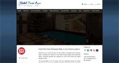 Desktop Screenshot of hotelpuriayu.com